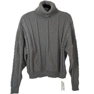 Commense Light Gray Turtleneck Sweater Size XS